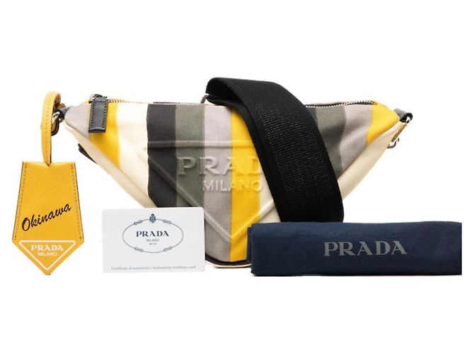 Bolso bandolera Prada Triangle Multicolor - vista 6