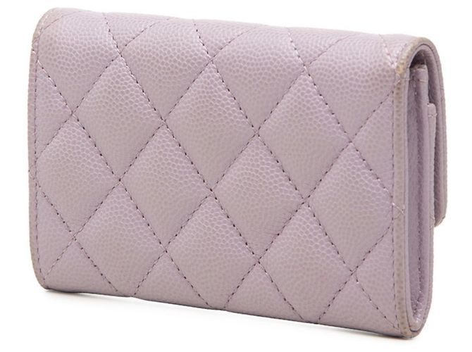 Tarjetero Chanel Matelassé Coco Mark Púrpura - vista 2