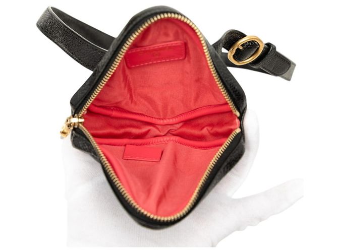 Timeless Borsa cintura Chanel Matelassé Coco Mark Nero - vista 4