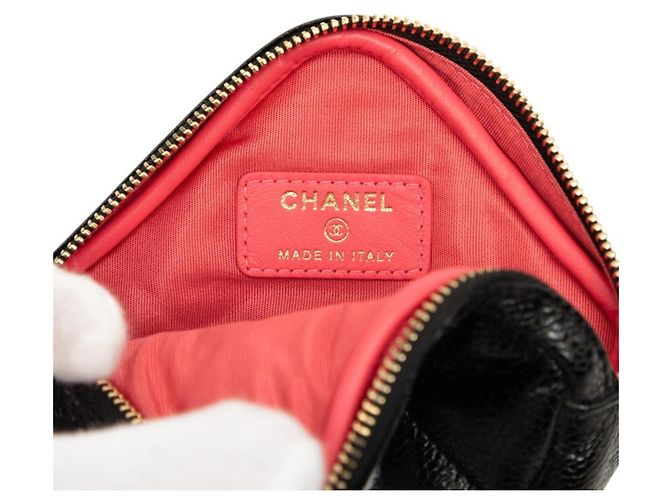 Timeless Borsa cintura Chanel Matelassé Coco Mark Nero - vista 5