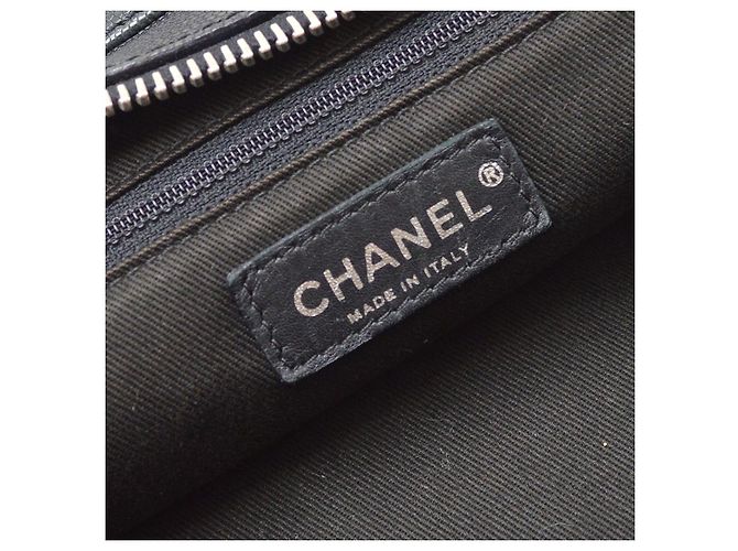 Chanel 2.55 Bolso de mano de cuero negro - vista 4