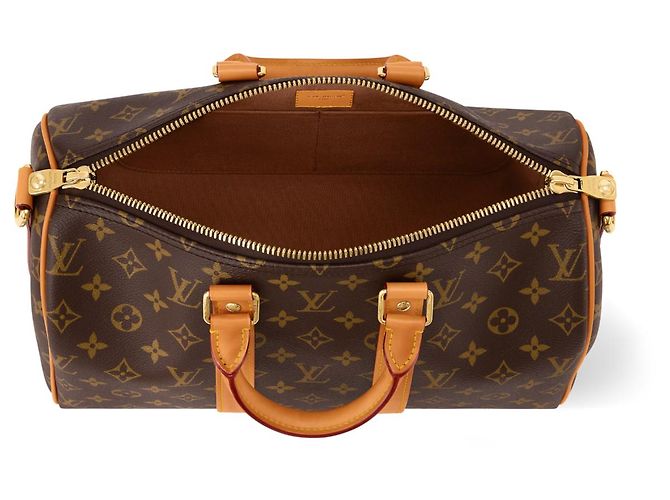 Louis Vuitton Speedy 30 Monogram Canvas Castaño Monograma - vista 2