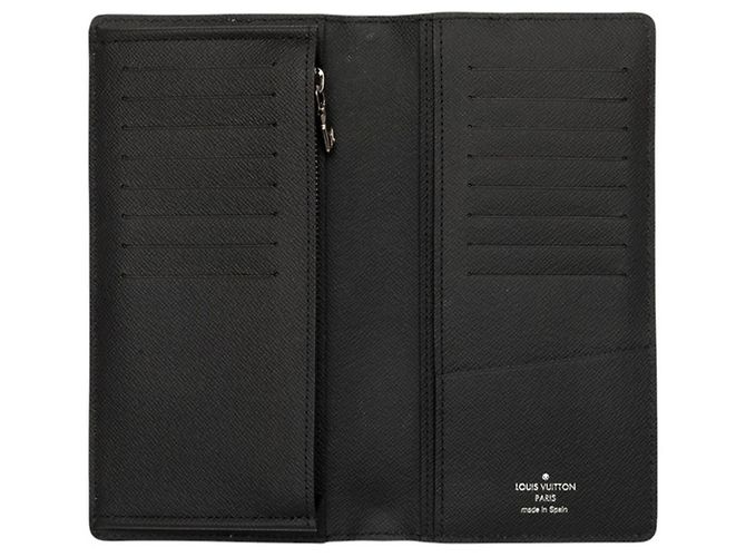 Louis Vuitton Monogram Eclipse Split Portefeuille Brazza Long Wallet Schwarz Monogramm - Ansicht 4