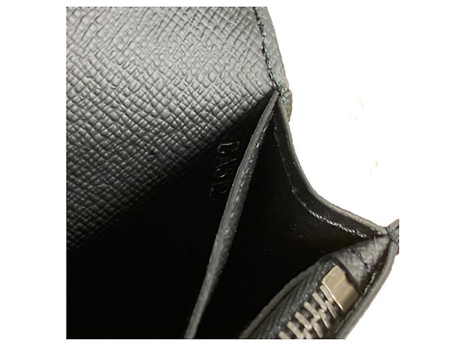 Louis Vuitton Monogram Eclipse Split Portefeuille Brazza Long Wallet Schwarz Monogramm - Ansicht 6