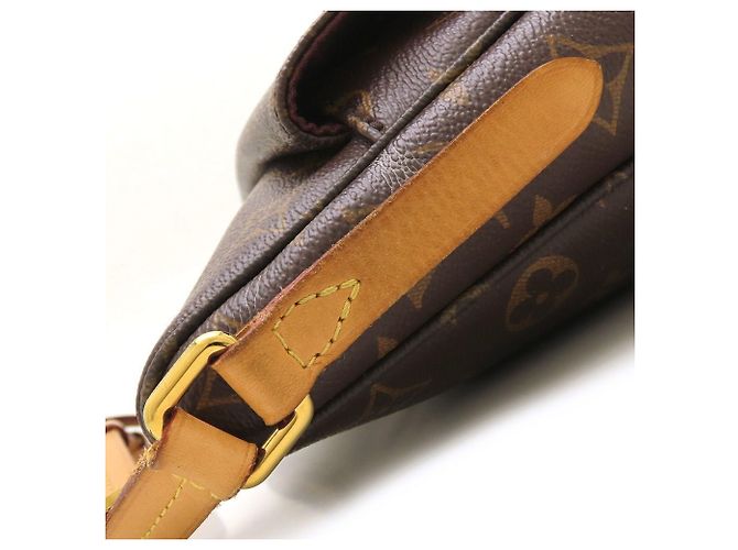Bolsa de Ombro Louis Vuitton Monogram Mabillon Marrom Monograma - vista 27