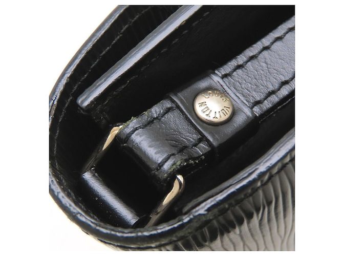 Louis Vuitton Epi Pochette Sellier Dragonne Clutch Bag Nero - vista 19