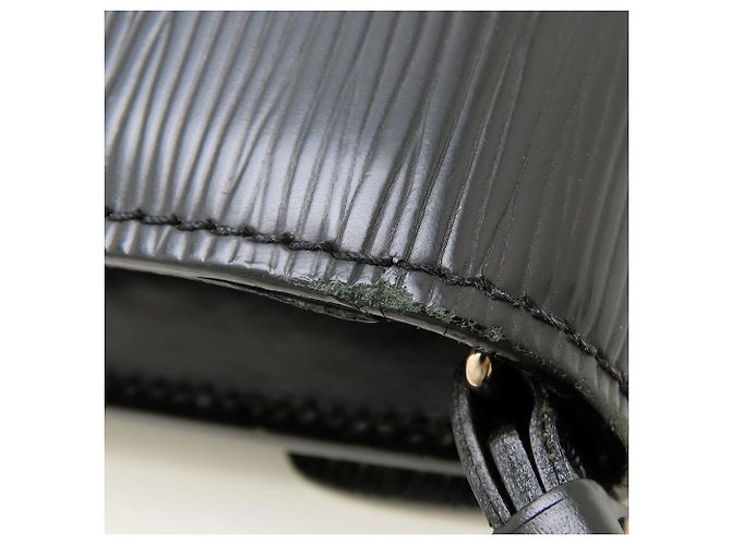 Louis Vuitton Epi Pochette Sellier Dragonne Clutch Bag Nero - vista 26
