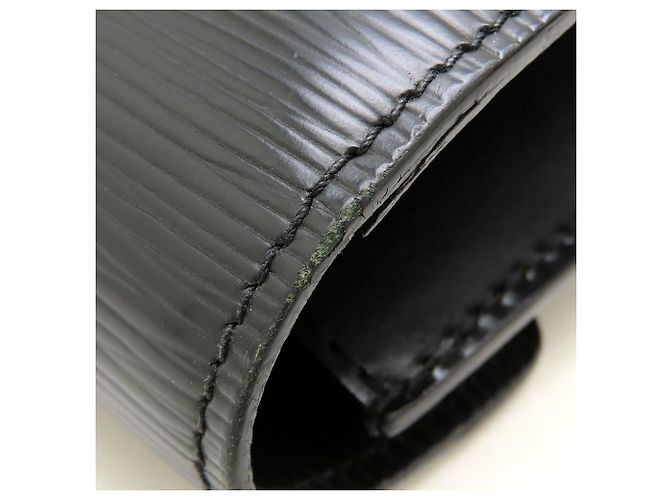 Louis Vuitton Epi Pochette Sellier Dragonne Clutch Bag Nero - vista 27