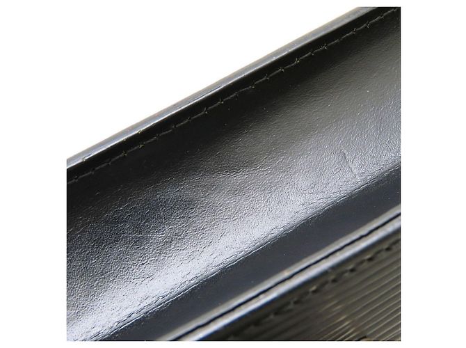 Louis Vuitton Epi Pochette Sellier Dragonne Clutch Bag Nero - vista 28