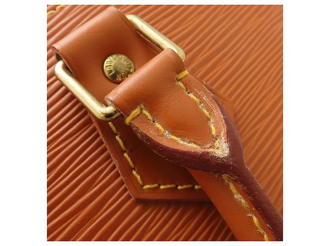 Borsa Louis Vuitton Epi Alma in Gold Cipango D'oro - vista 24