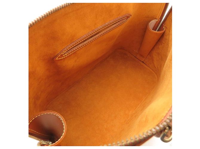 Borsa Louis Vuitton Epi Alma in Gold Cipango D'oro - vista 6
