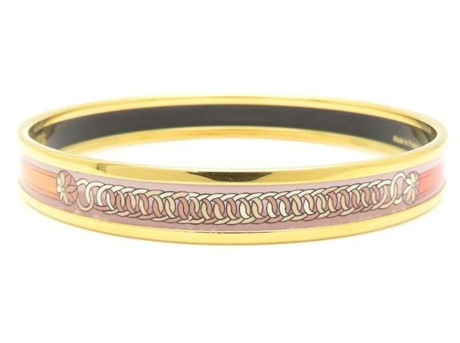 Hermès Bangles in smalto placcato oro Hermes - vista 2