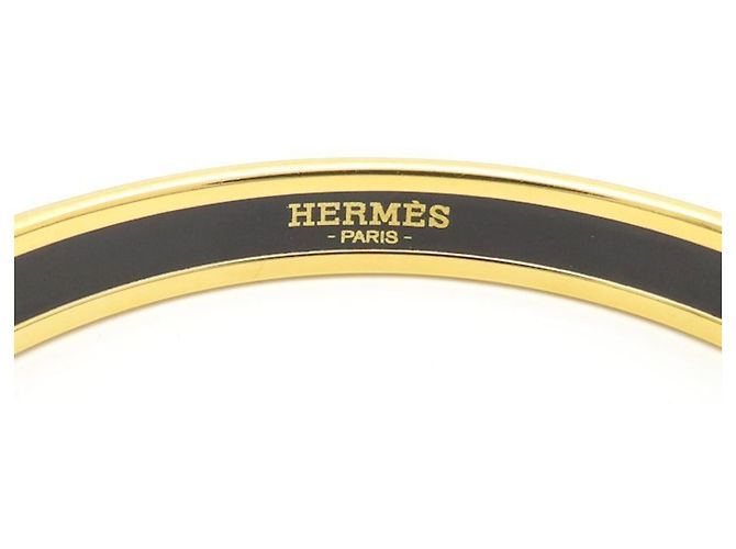 Hermès Bangles in smalto placcato oro Hermes - vista 3