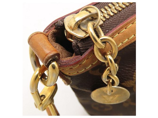 Borsa Louis Vuitton Monogram Palermo PM Marrone Monogramma - vista 16