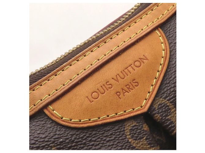 Borsa Louis Vuitton Monogram Palermo PM Marrone Monogramma - vista 18