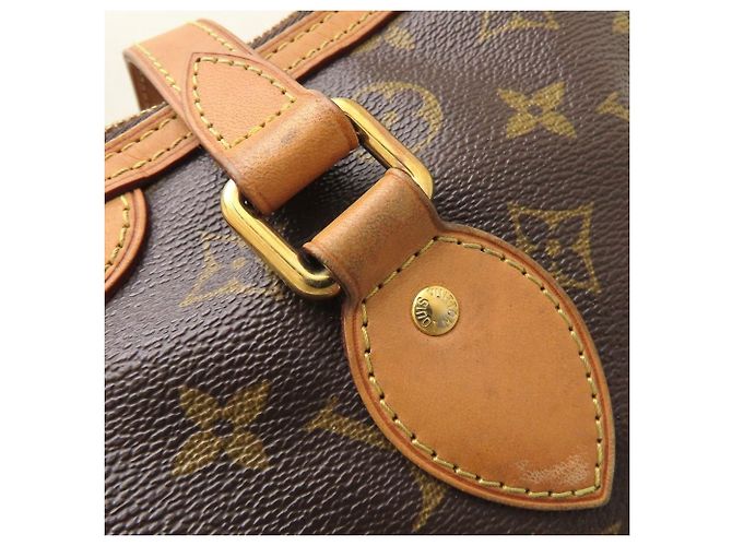 Borsa Louis Vuitton Monogram Palermo PM Marrone Monogramma - vista 24