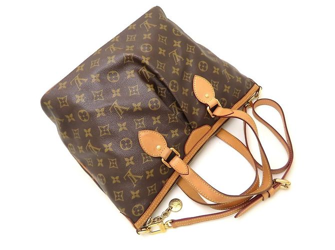 Borsa Louis Vuitton Monogram Palermo PM Marrone Monogramma - vista 5