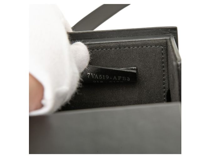 Fendi Schultertasche aus schwarzem Leder - Ansicht 6