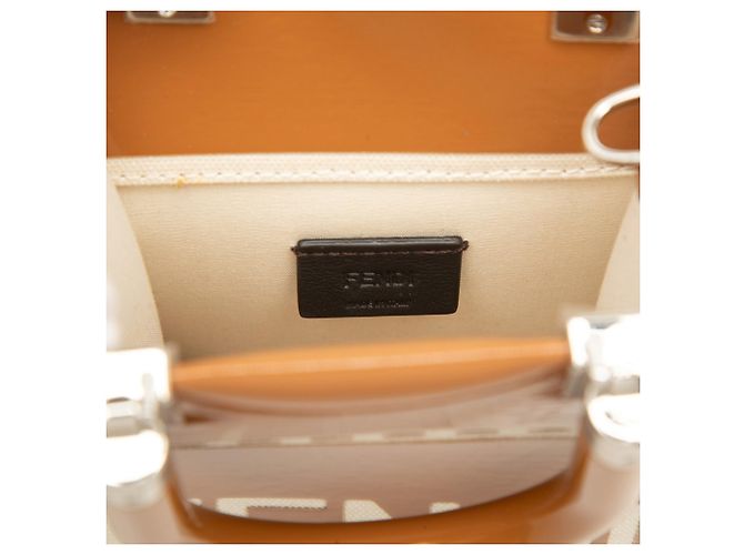 Borsa a mano Fendi Sunshine Shopper Mini Marrone Crudo - vista 5
