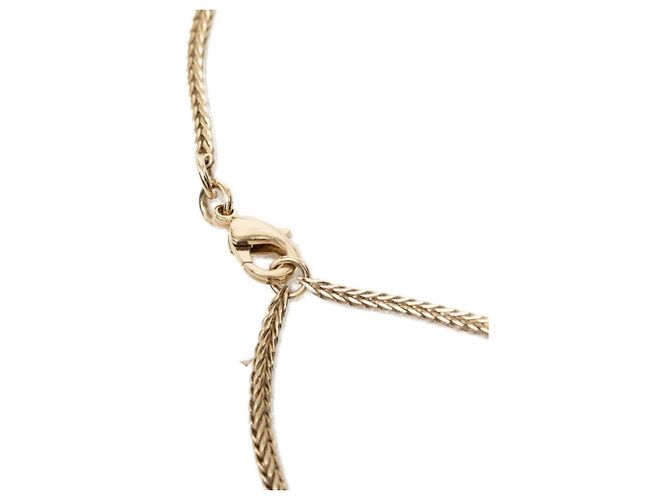 Collana con pendente a specchio Chanel Coco Mark LA PAUSA D'oro Blu navy - vista 4