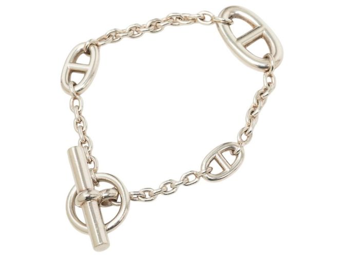 Hermès Bracciale con Charms Hermes Chaine d'Ancre Farandole Argento - vista 3