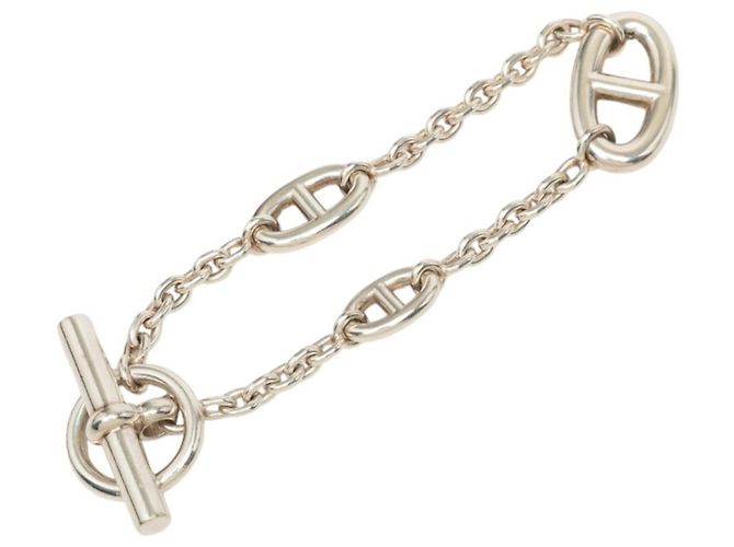 Hermès Bracciale con Charms Hermes Chaine d'Ancre Farandole Argento - vista 4