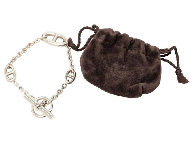 Hermès Bracciale con Charms Hermes Chaine d'Ancre Farandole Argento - vista 7