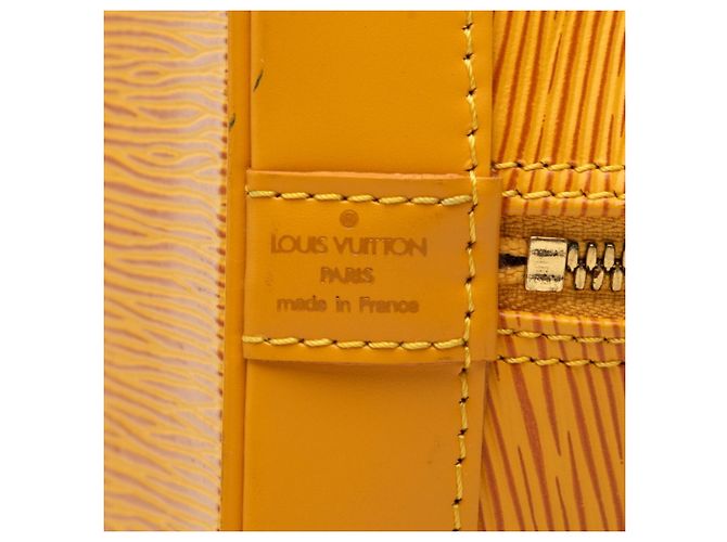 Louis Vuitton Epi Alma Handtasche Gelb - Ansicht 6