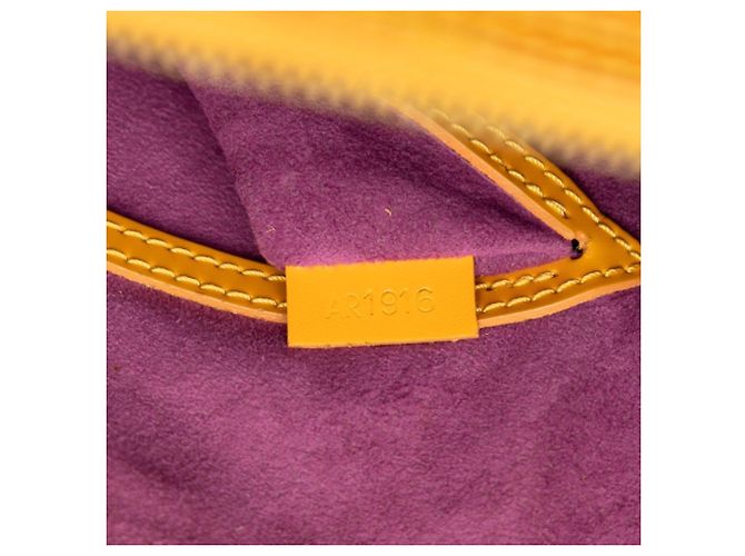 Louis Vuitton Epi Alma Handtasche Gelb - Ansicht 7