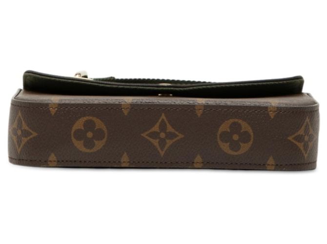 Louis Vuitton Monogram Multi Pochette Felicie Marrone Monogramma - vista 3