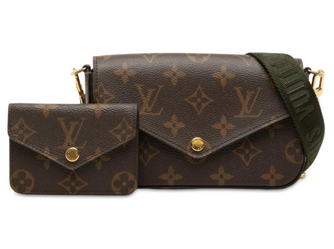 Louis Vuitton Monogram Multi Pochette Felicie Marrone Monogramma - vista 6