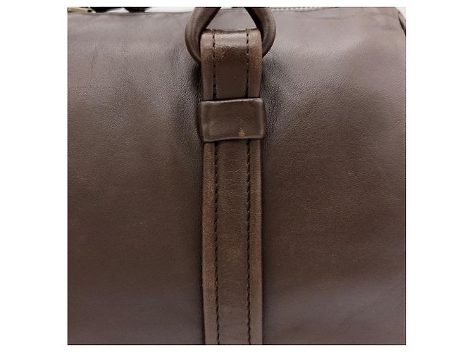 Borsa a mano Mini Boston Intrecciato Bottega Veneta Marrone - vista 10