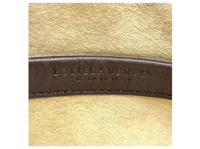 Borsa a mano Mini Boston Intrecciato Bottega Veneta Marrone - vista 11