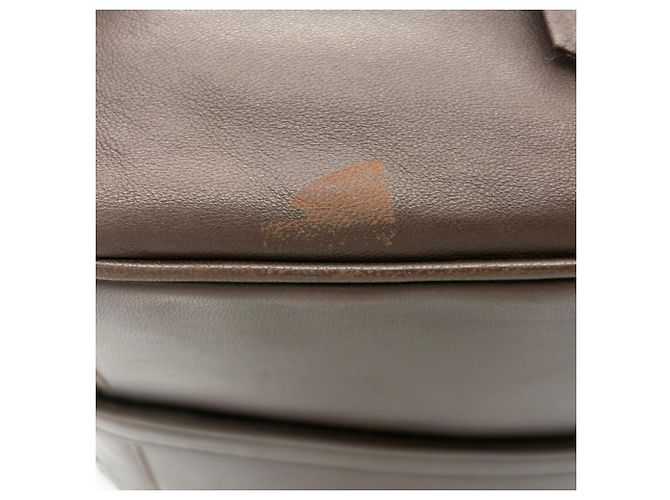 Borsa a mano Mini Boston Intrecciato Bottega Veneta Marrone - vista 8