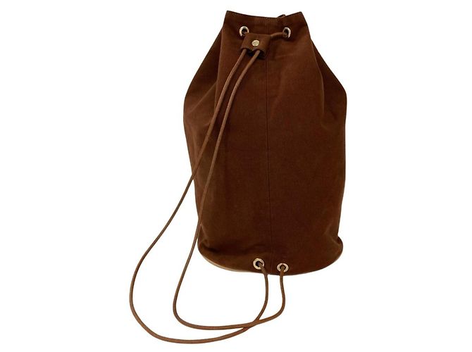Hermès Borsa a tracolla Hermes Polochon Mimil GM Marrone - vista 2