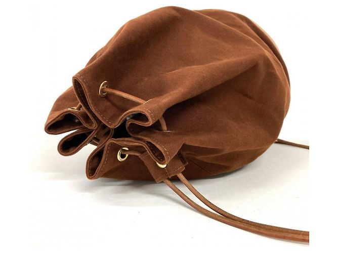 Hermès Borsa a tracolla Hermes Polochon Mimil GM Marrone - vista 3