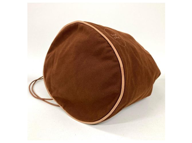 Hermès Borsa a tracolla Hermes Polochon Mimil GM Marrone - vista 4