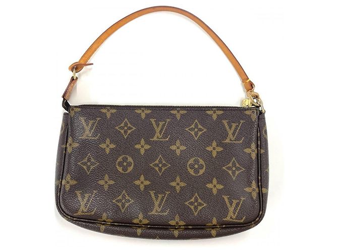 Louis Vuitton Pochette Accessoires Bolso/Cartera Castaño - vista 3