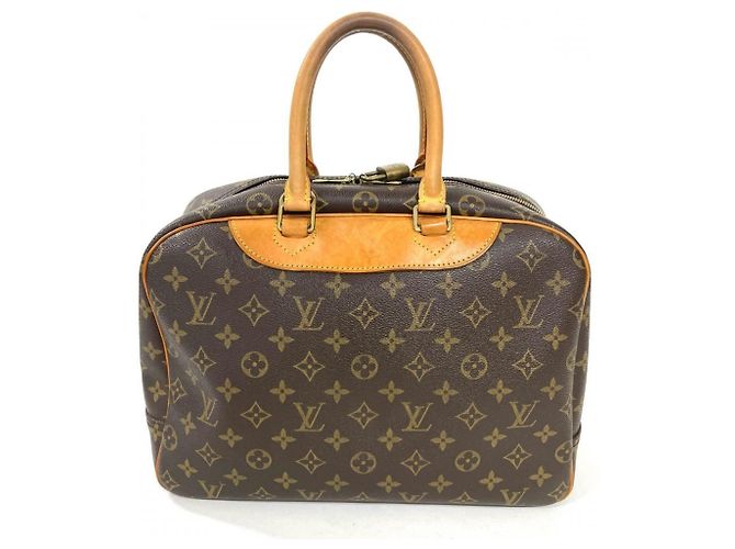 Borsa Louis Vuitton Deauville Marrone - vista 3