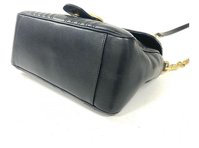 Borsa a tracolla Gucci GG Marmont Small Nero - vista 4