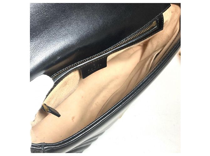 Borsa a tracolla Gucci GG Marmont Small Nero - vista 5