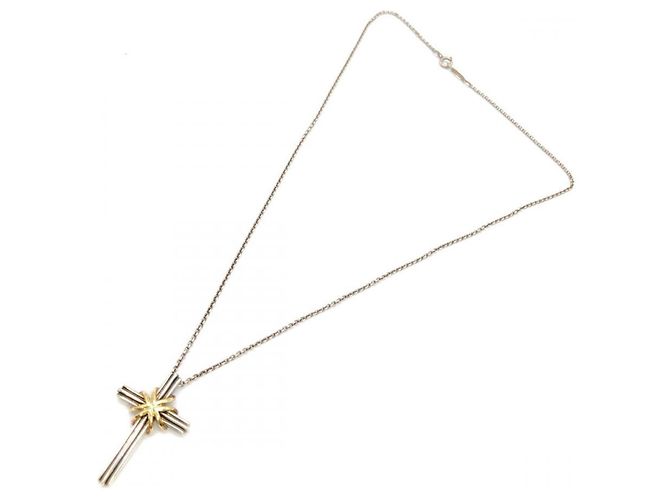 Autre Marque Collana con pendente Croce Signature Tiffany & Co. Argento - vista 5