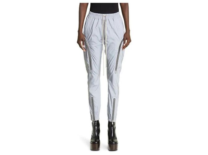 Rick Owens TECUATL Cargo-Hose Weiß - Ansicht 7