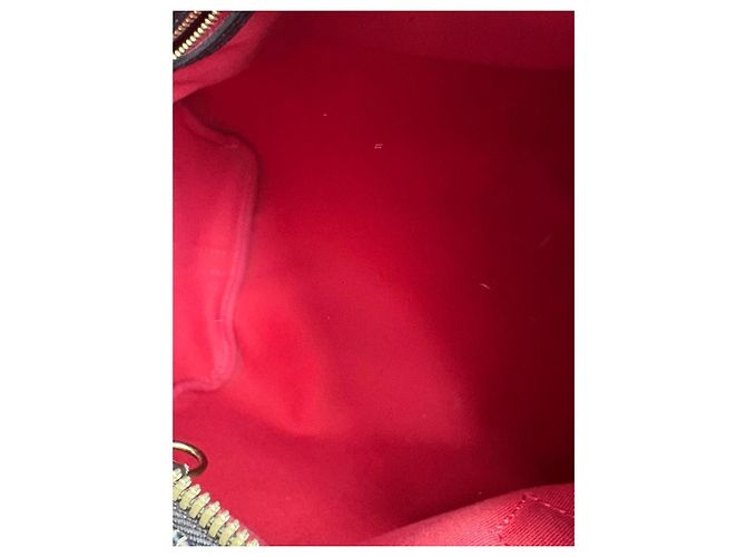 Borsa a mano Louis Vuitton Speedy 30 Damier Ebene Marrone - vista 5