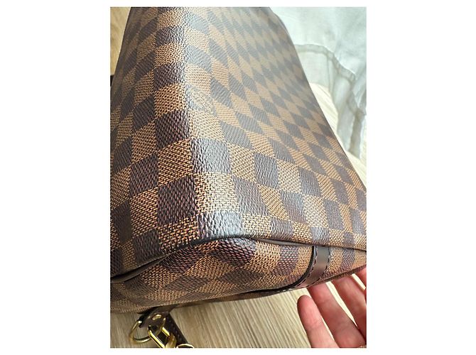 Borsa a mano Louis Vuitton Speedy 30 Damier Ebene Marrone - vista 9