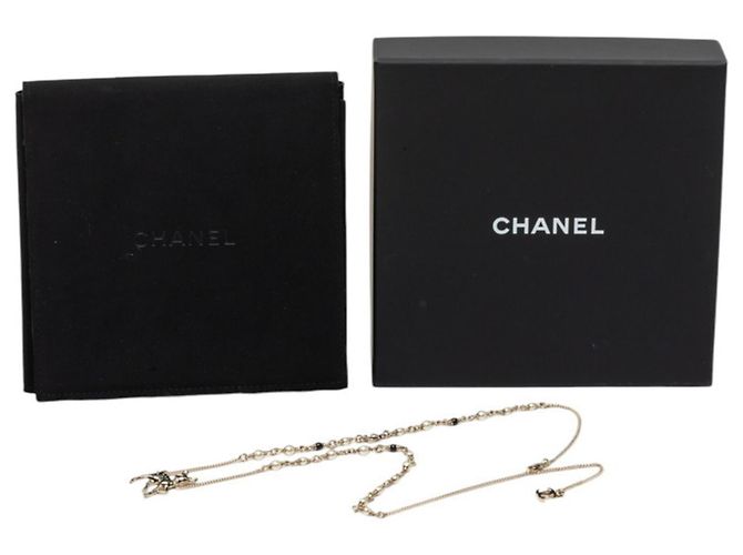 Chanel Coco Mark Halskette mit Bambi-Rehmotiv Golden - Ansicht 6