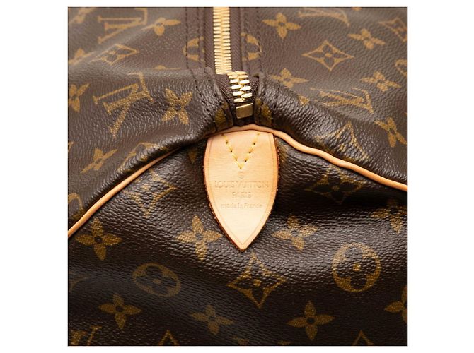 Bolsa Boston Louis Vuitton Monogram Keepall 55 Marrom Monograma - vista 5