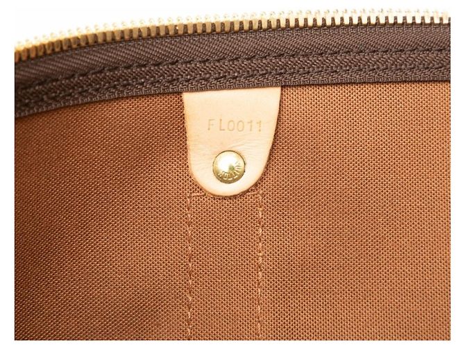 Bolsa Boston Louis Vuitton Monogram Keepall 55 Marrom Monograma - vista 6
