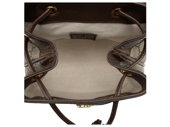 Gucci Ophidia GG Supreme Mini-Rucksack Braun - Ansicht 4