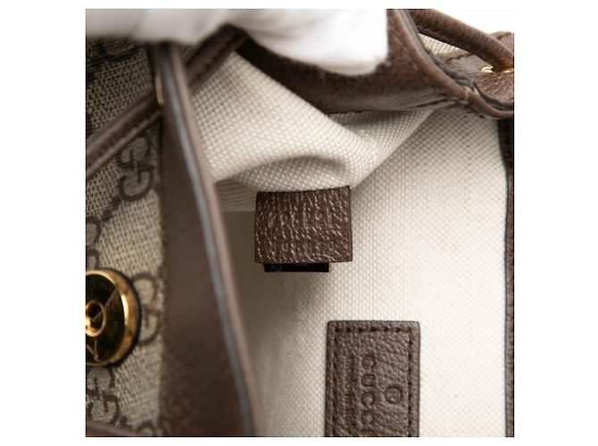 Gucci Ophidia GG Supreme Mini-Rucksack Braun - Ansicht 6